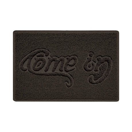 "Come In" Grey Spaghetti Door Mat