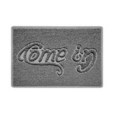 "Come In" Grey Spaghetti Door Mat