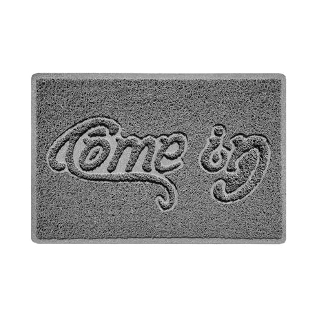 "Come In" Grey Spaghetti Door Mat