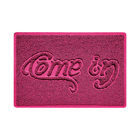 "Come In" Grey Spaghetti Door Mat