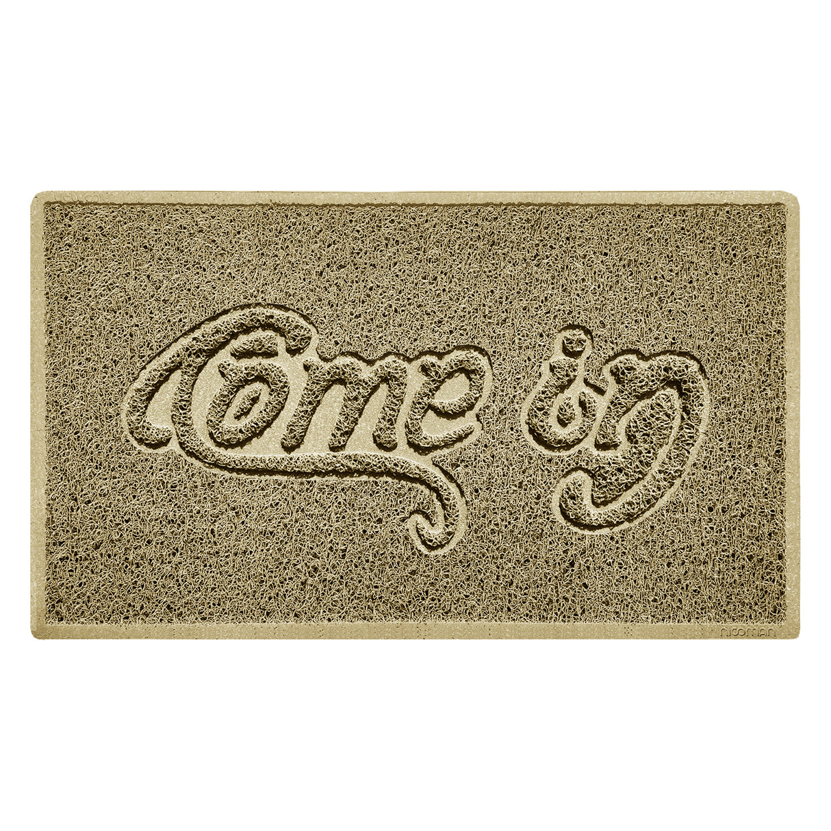 "Come In" Grey Spaghetti Door Mat