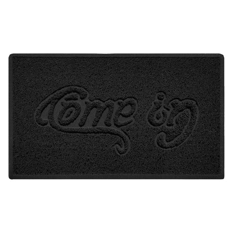 "Come In" Grey Spaghetti Door Mat