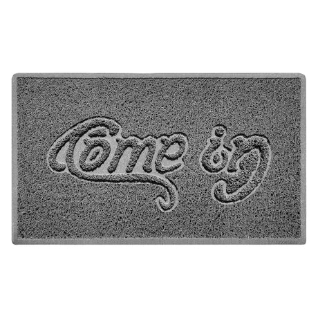 "Come In" Grey Spaghetti Door Mat