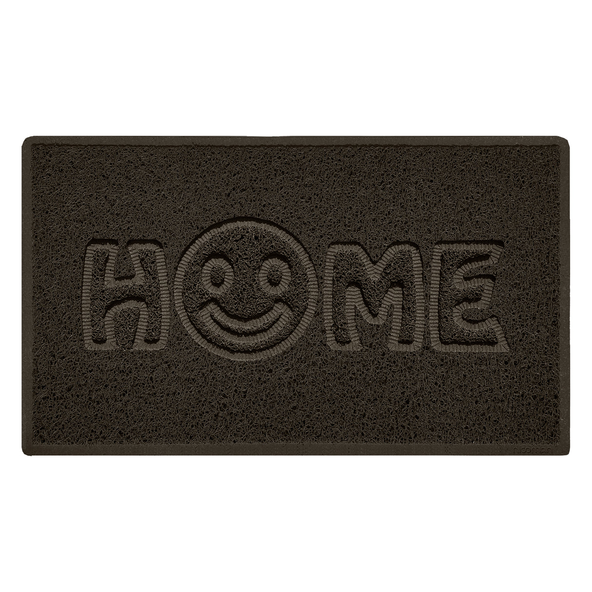 Outdoor Spaghetti Doormat Embossed - Brown