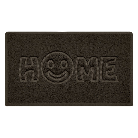 Outdoor Spaghetti Doormat Embossed - Brown