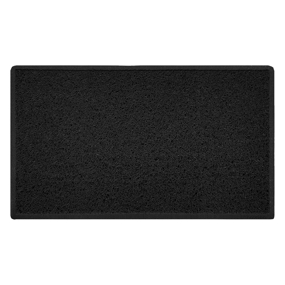 Indoor/Outdoor Spaghetti Doormat Plain - Black