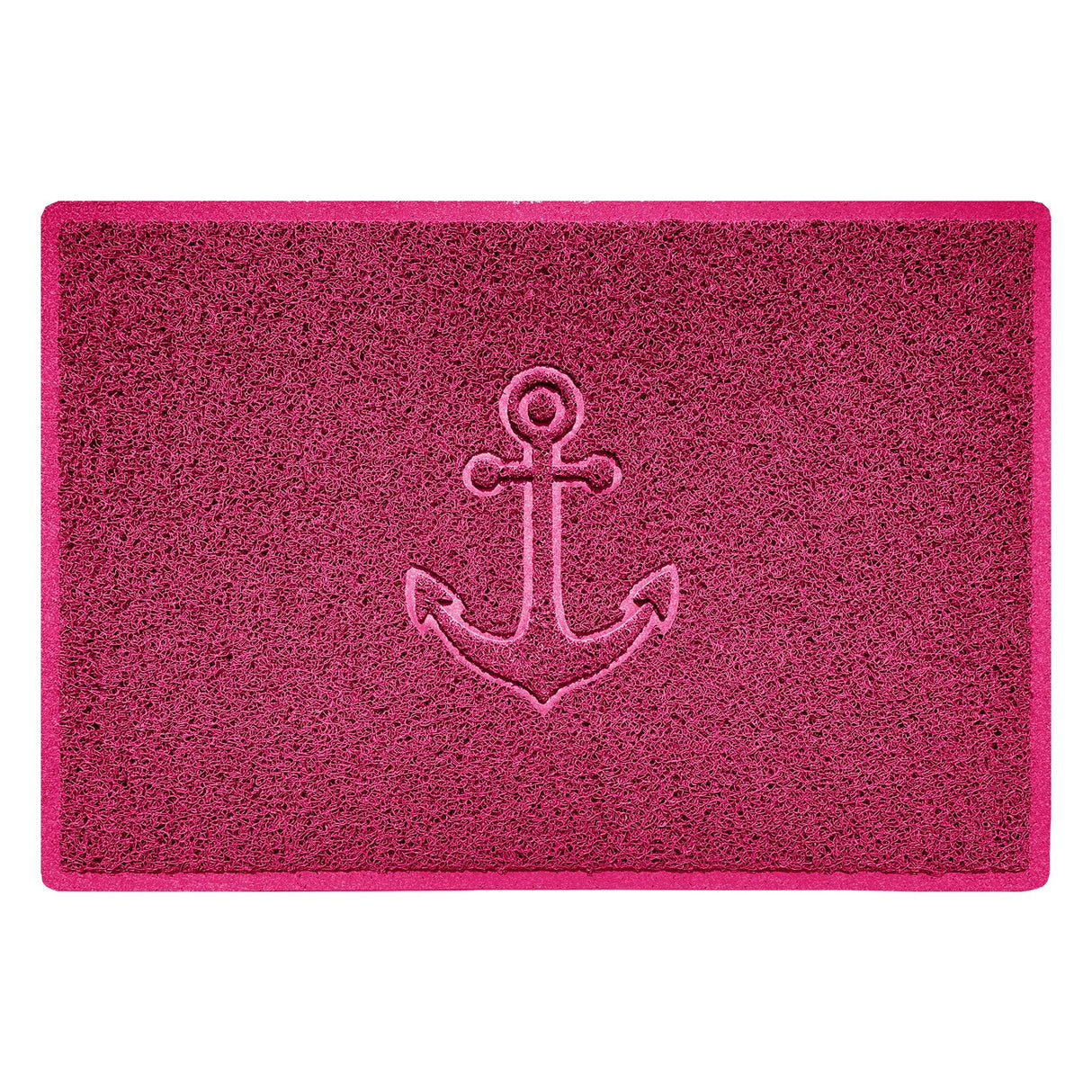 "Anchors Away" Grey Spaghetti Door Mat