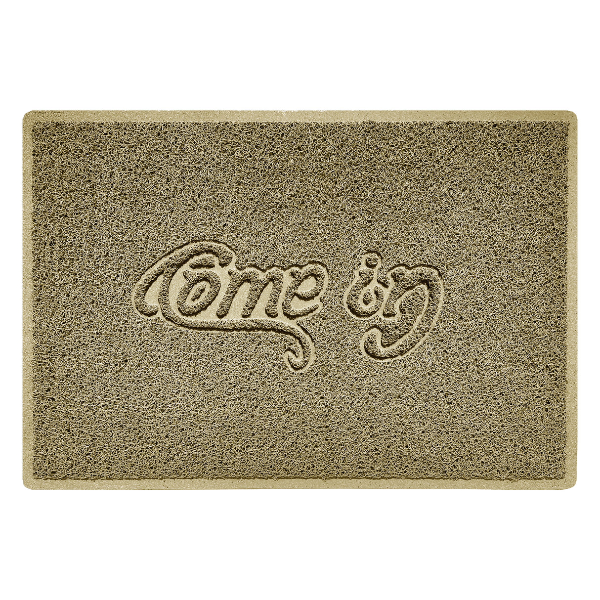 "Come In" Grey Spaghetti Door Mat