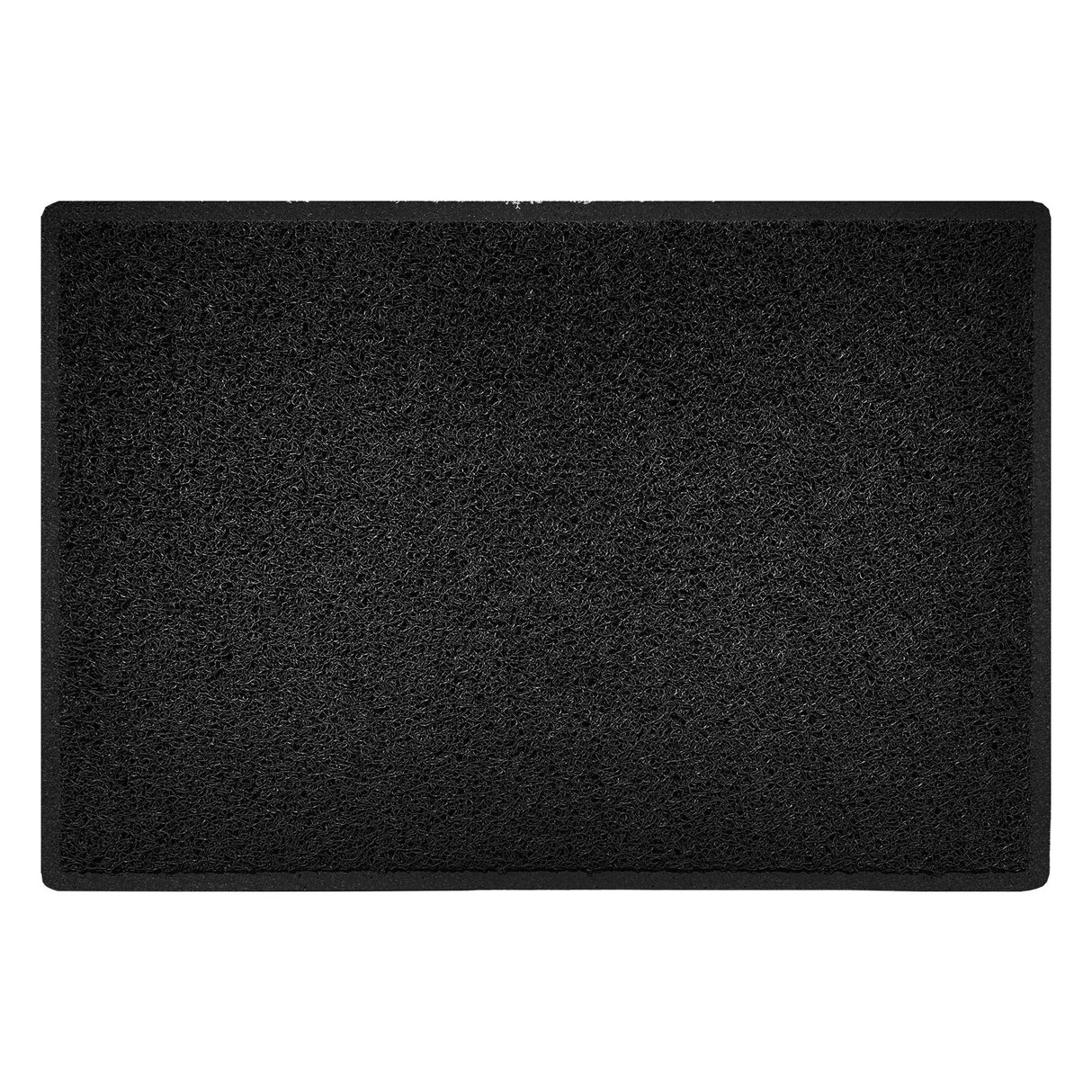 Indoor/Outdoor Spaghetti Doormat Plain - Black