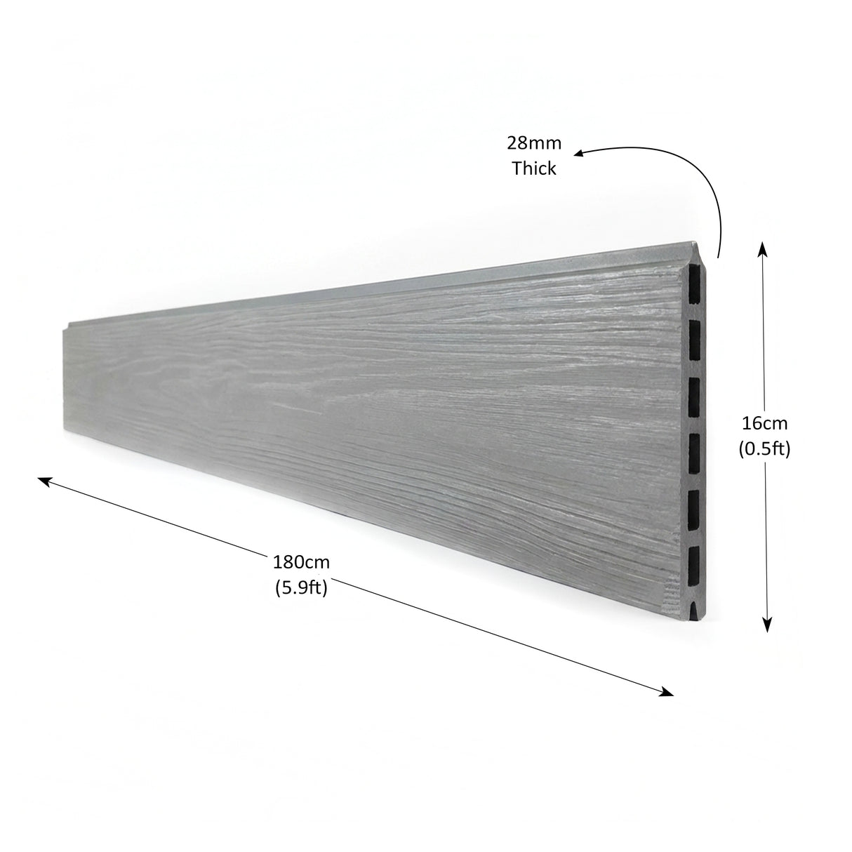Composite Fence Panel Kit – 1.8m x 1.8m Complete Fence Set