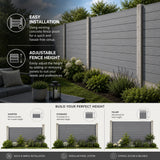 Composite Fence Panels and Inserts