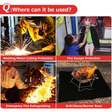 Heavy-Duty Fireproof Fabric – 5mm Thick for Welding, BBQ, and Heat Insulation