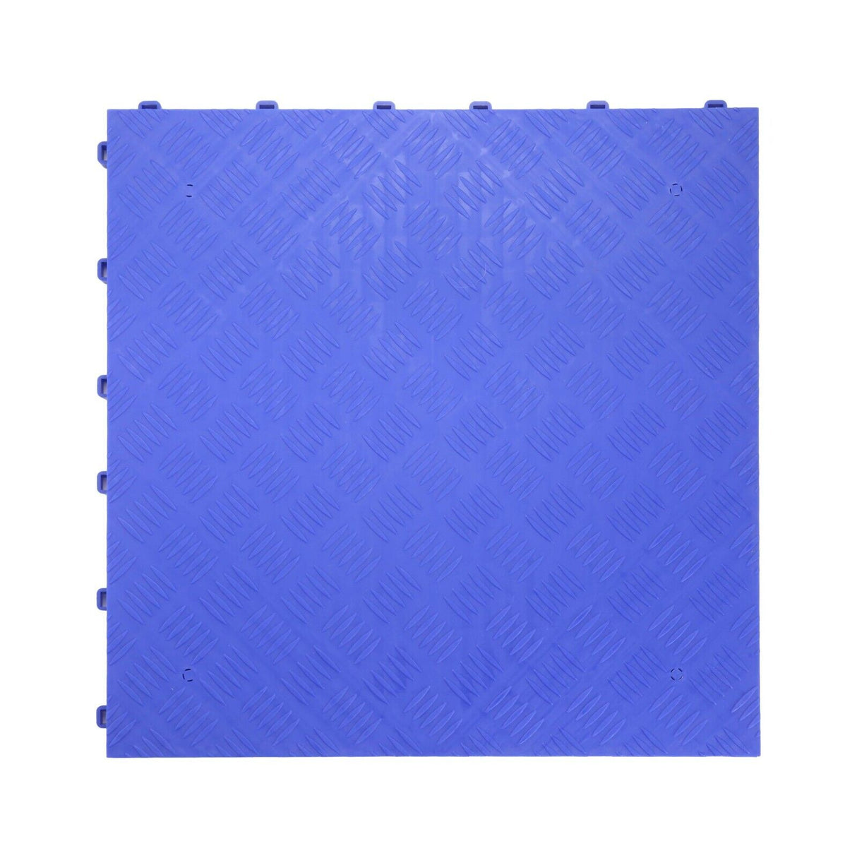 Nicoman Heavy Duty Solid Garage Floor Tiles Blue Tiles