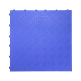 Nicoman Heavy Duty Solid Garage Floor Tiles Blue Tiles