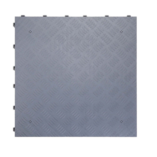 Nicoman Heavy Duty Solid Garage Floor Tiles Grey Tiles