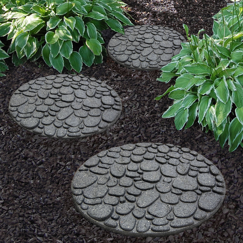 River Rock Garden Stepping Stones