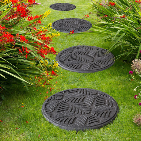 Eco-Friendly Garden Stepping Stones - Geo Leaf