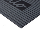 Eco-Friendly "Hello" Door Mat - Dark Grey