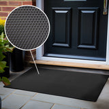 Hexagon Pattern Heavy Duty Rubber Door Mat