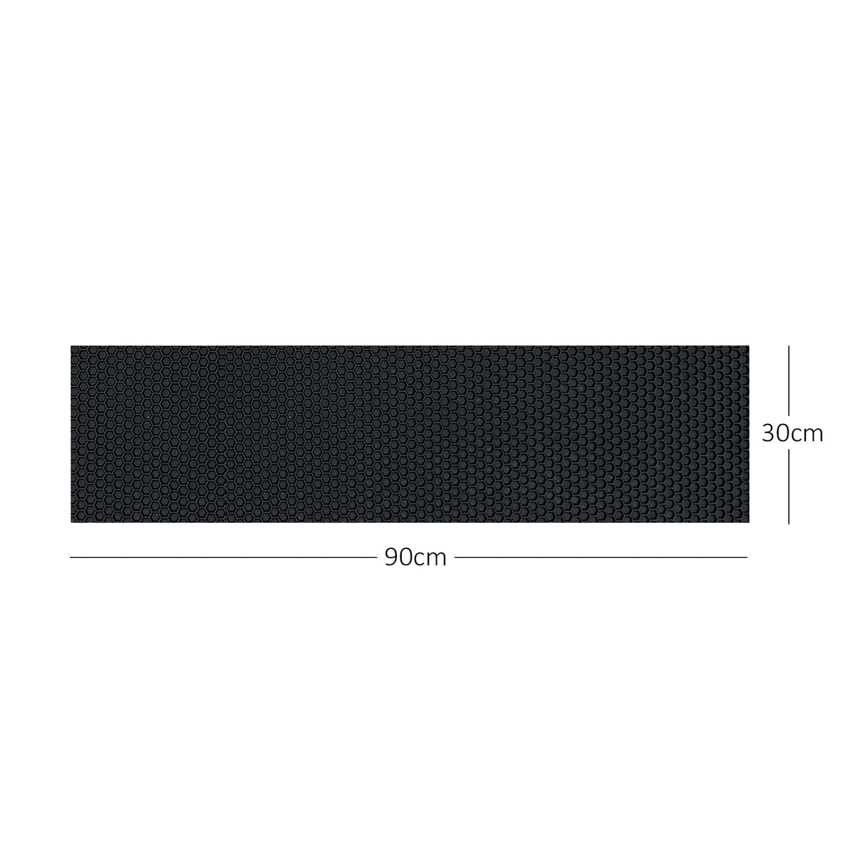 Hexagon Pattern Step Mat - Black