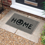 Home Smile Inlay Embossed Doormat