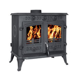 Cast Iron Wood and Coal Burning Stove 10kW - JA006