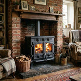 Cast Iron Wood and Coal Burning Stove 10kW - JA006