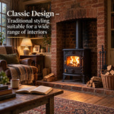 Cast Iron Defra Approved Multi-Fuel Burning Stove 5kW - JA013