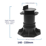 Adjustable Pedestals Riser for Joist