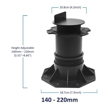 Adjustable Pedestals Riser for Joist