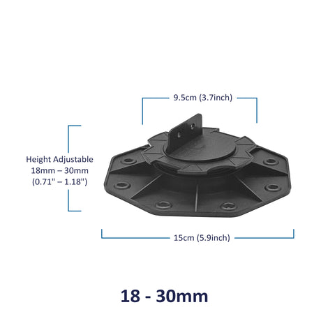 Adjustable Pedestals Riser for Joist
