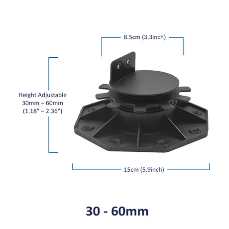 Adjustable Pedestals Riser for Joist