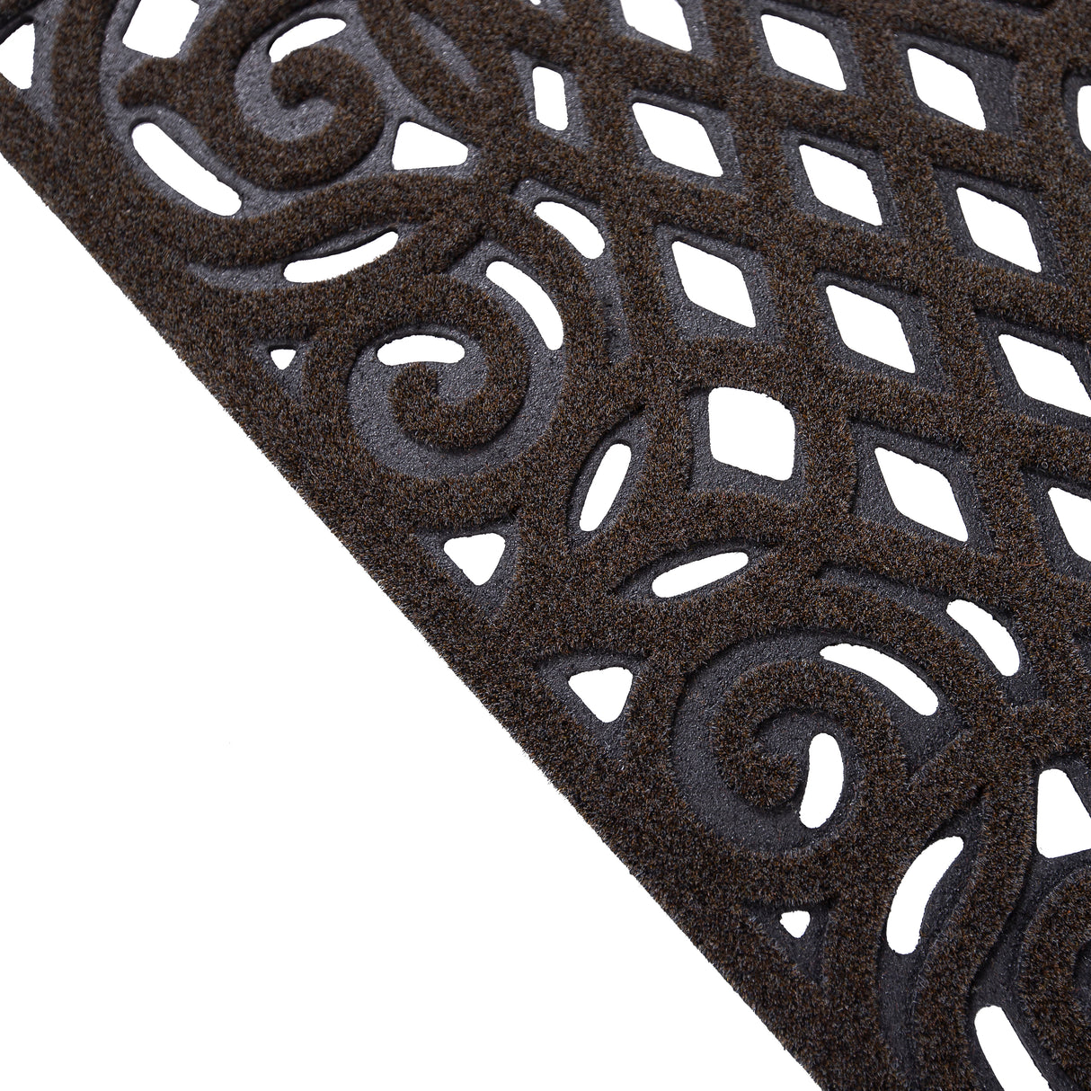 Cast Iron Effect Rubber Door Mat