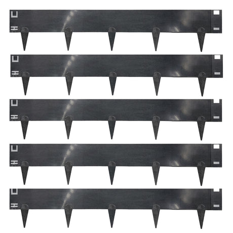 Metal Lawn Edging Garden Border - 5 Pieces