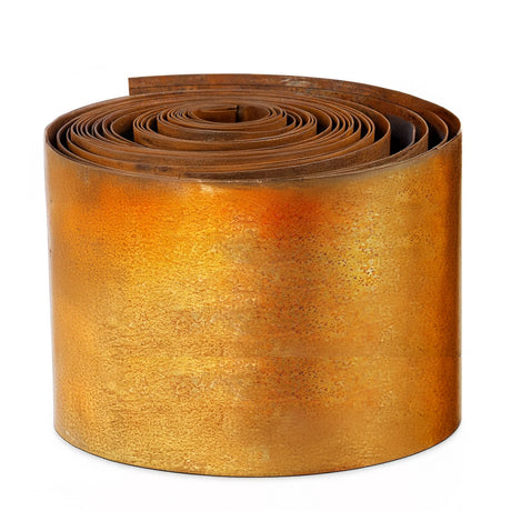 Corten Metal Lawn Edging Garden Border Roll - 5m / 10m
