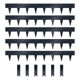 Metal Lawn Edging Garden Border with Pegs - 5 Pieces