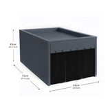 Robot Lawn Mower Garage Shelter with Plant Roof