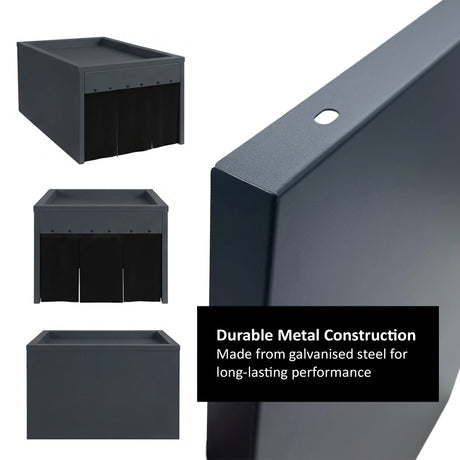 Robot Lawn Mower Garage Shelter with Plant Roof