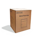 Outdoor Metal Parcel Box - Black