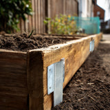 Metal Railway Sleepers Brackets For Landscape, Lawn and Driveway Path Edging