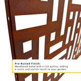 Metal Indoor/Outdoor Privacy Screen 90cm x 180cm - Maze