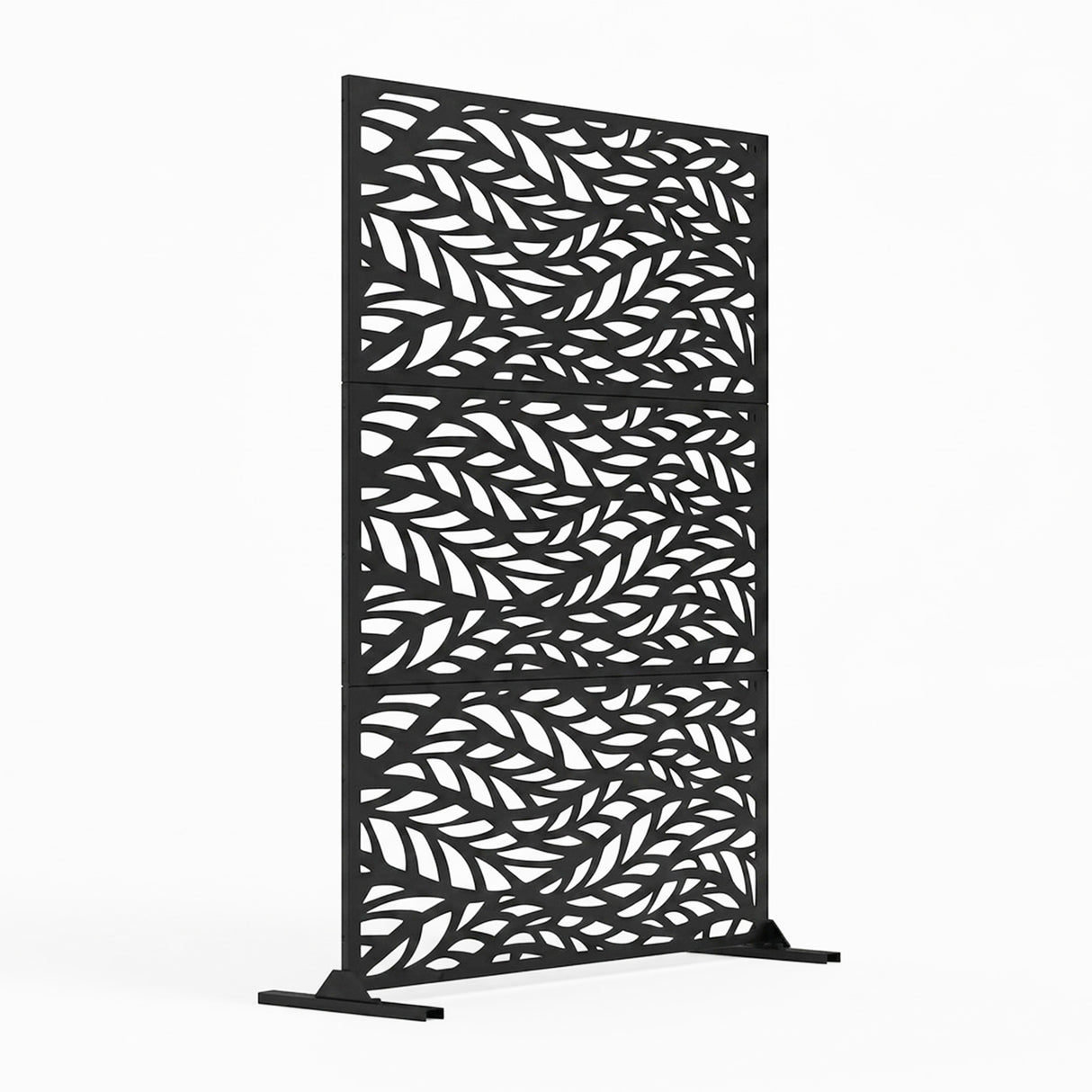 Metal Indoor/Outdoor Privacy Screen 90cm x 180cm - Leaf