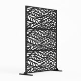 Metal Indoor/Outdoor Privacy Screen 90cm x 180cm - Leaf