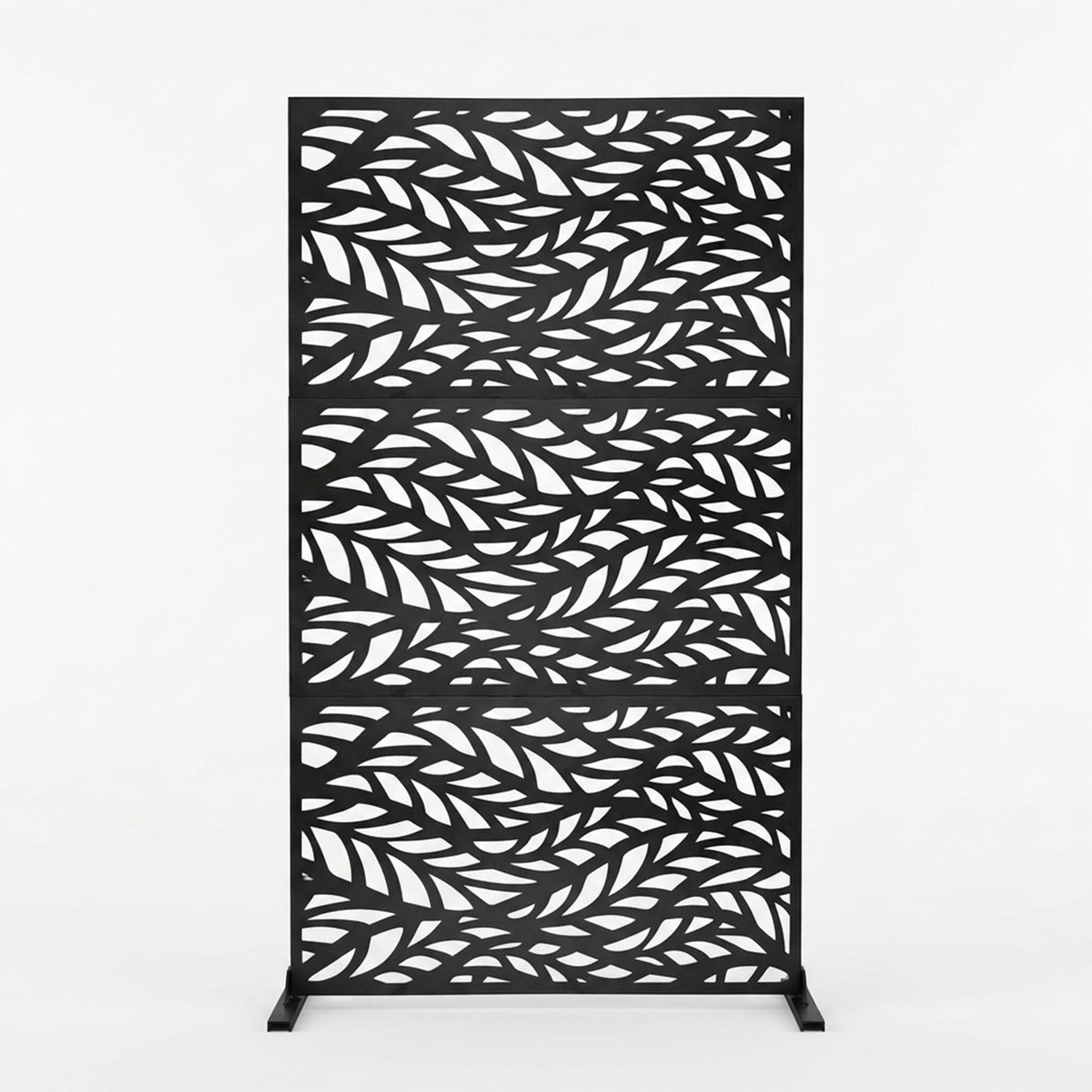 Metal Indoor/Outdoor Privacy Screen 90cm x 180cm - Leaf