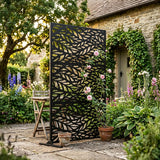 Metal Indoor/Outdoor Privacy Screen 90cm x 180cm - Leaf