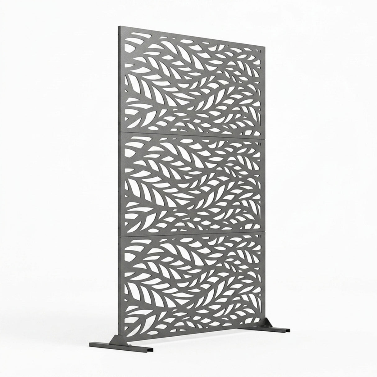 Metal Indoor/Outdoor Privacy Screen 90cm x 180cm - Leaf