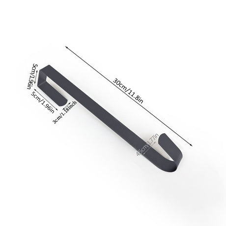 Metal Wreath Door Hanger - Grey or White