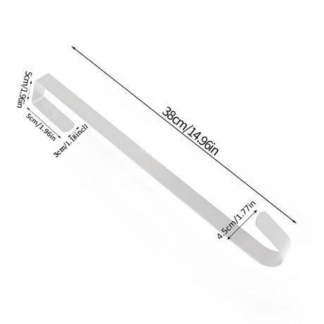 Metal Wreath Door Hanger - Grey or White