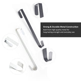 Metal Wreath Door Hanger - Grey or White