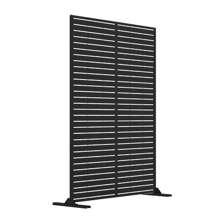 Metal Outdoor Privacy Screen 90cm x 180cm - Slats